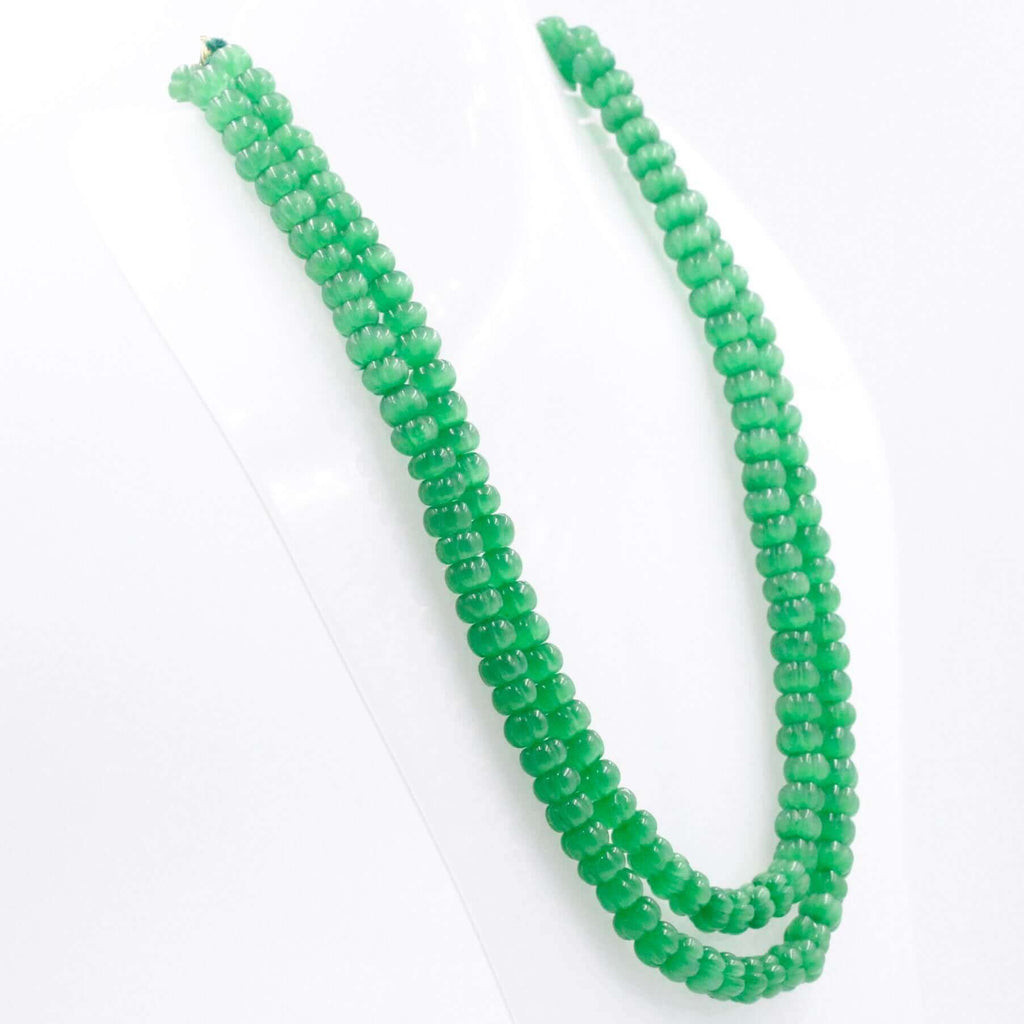 Green Quartz Necklace for Indian Saree/Sari