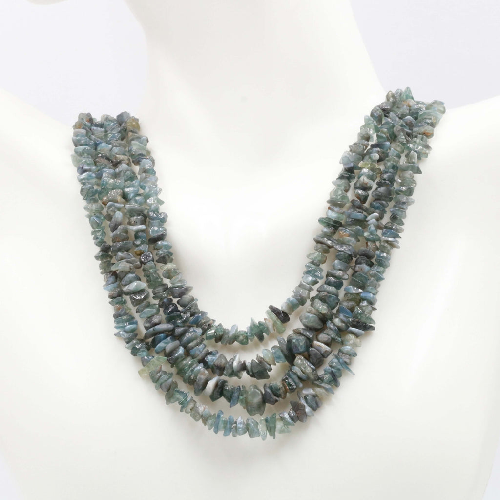 925 Natural Alexandrite Chip Necklace 