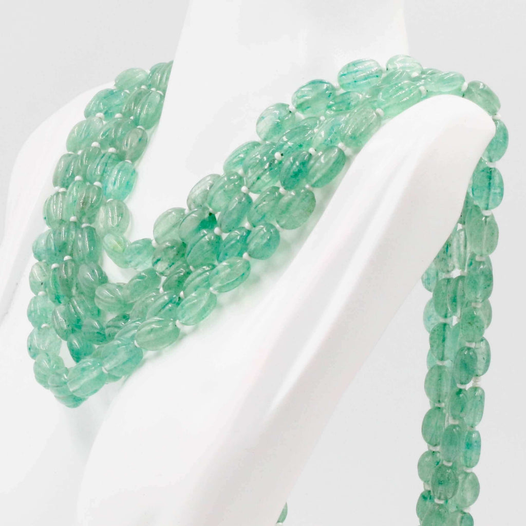 Handcrafted Emerald Beaded Necklace from India