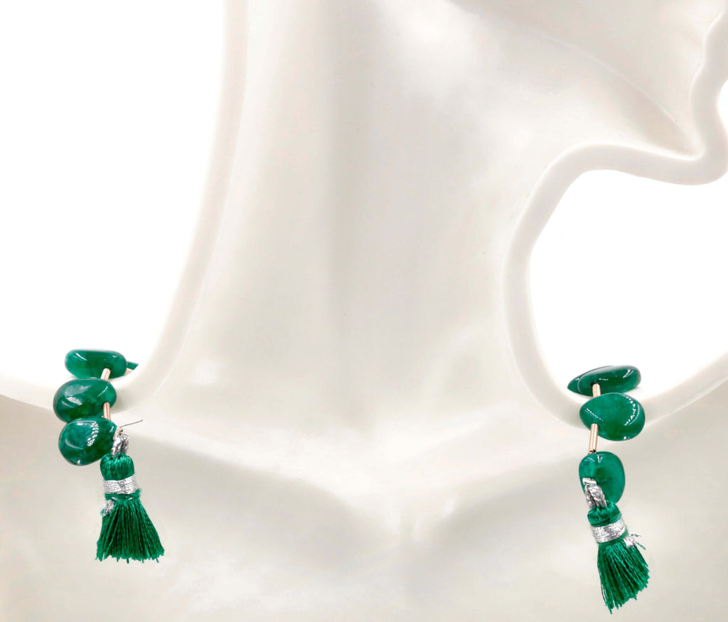 Make your Indian Style Necklace with Natural Emeralds