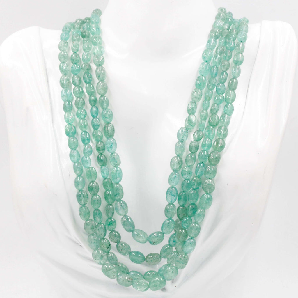 Natural Aventurine Quartz Necklace - Indian Jewelry