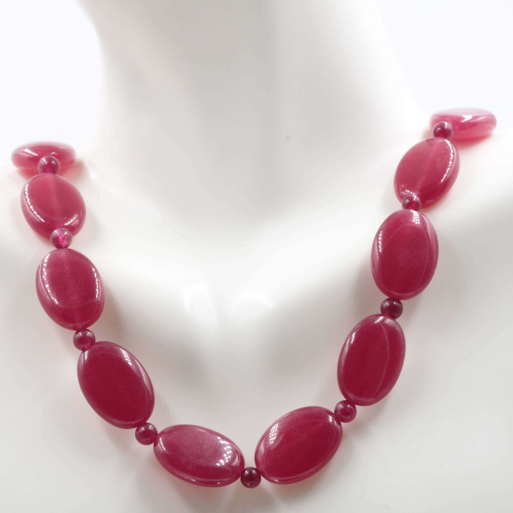 Natural Ruby Red Quartz Jewelry: Elegant Design