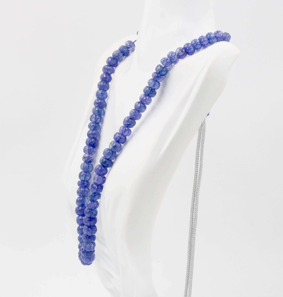 Indian Tanzanite Beads: Authentic Necklace Beauty