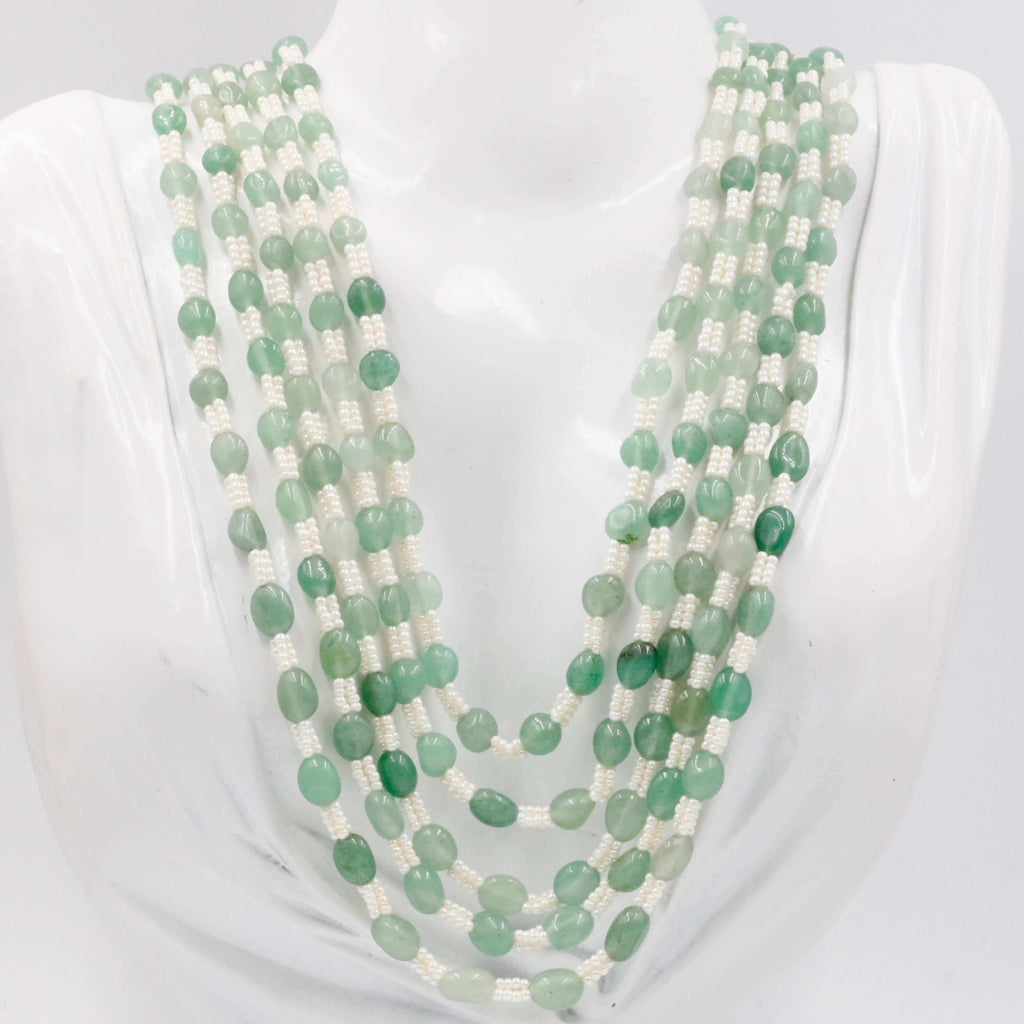 Green Quartz Necklace for Indian Wedding