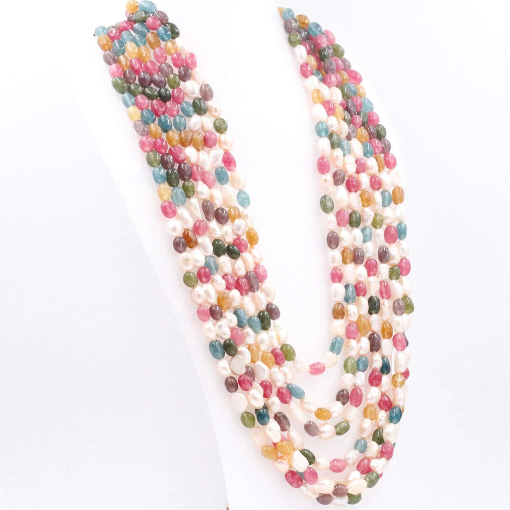 Eye-catching Colorful Layered Necklace