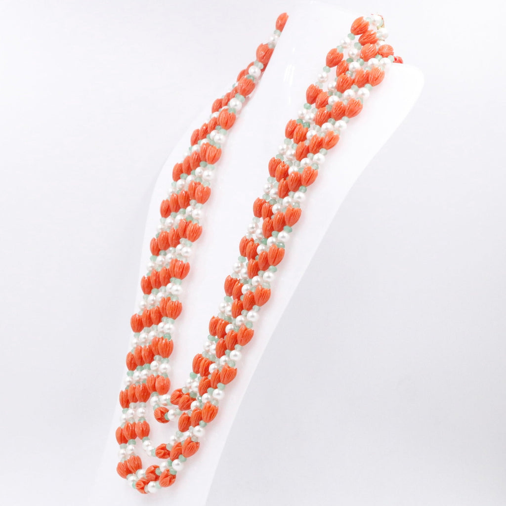 orange Gemstone Necklace 