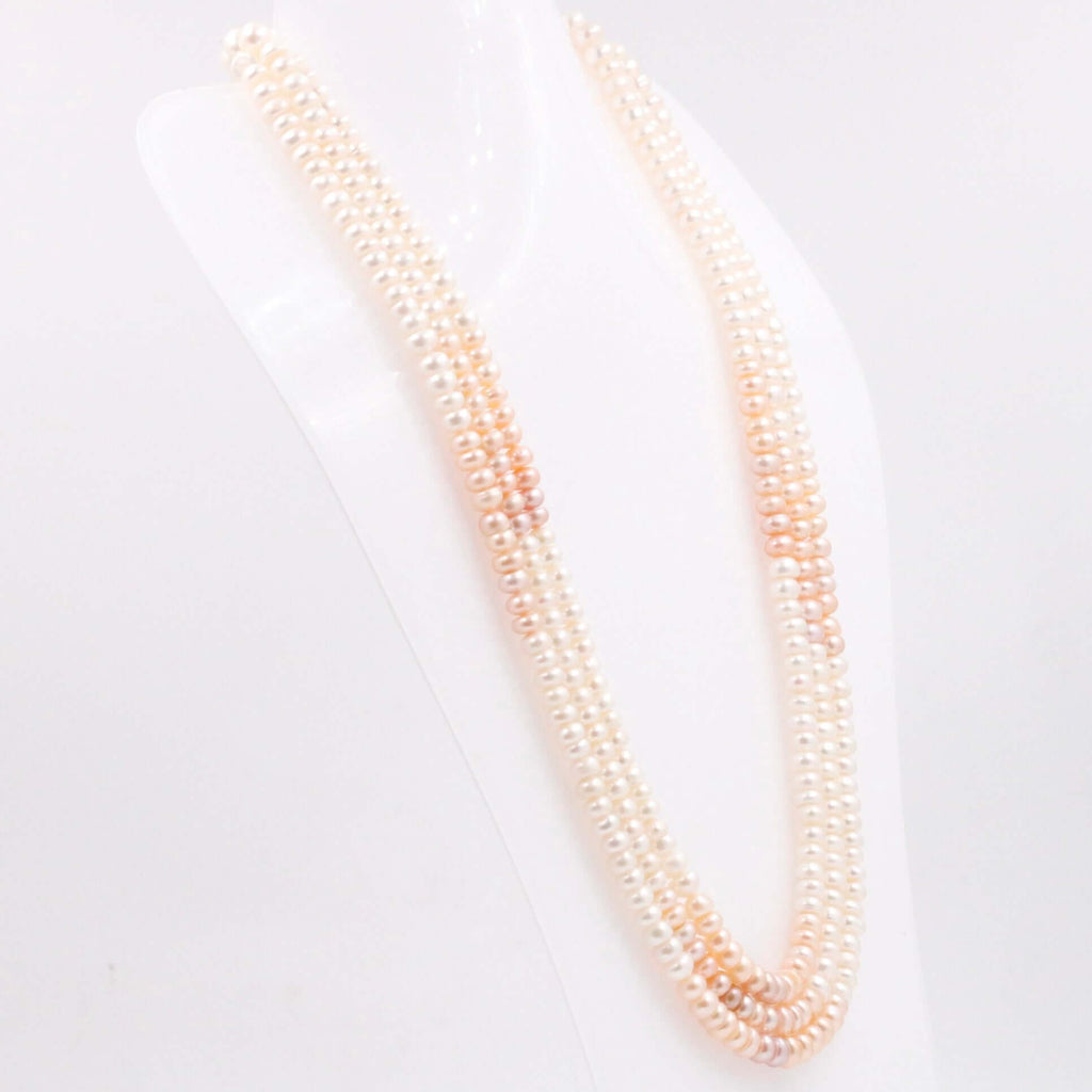 Freshwater Pearl Necklace with Indian Design