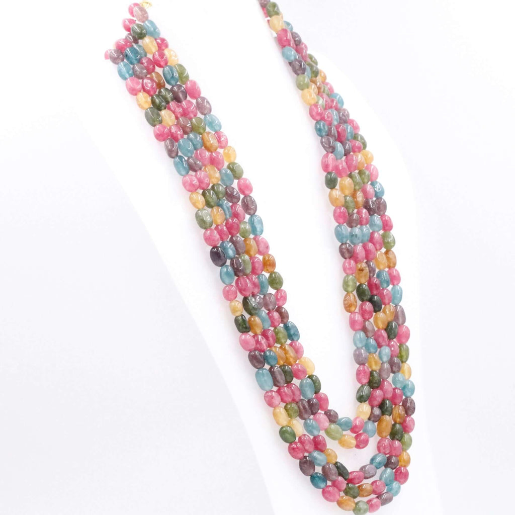Unique Multi Color Quartz Necklace