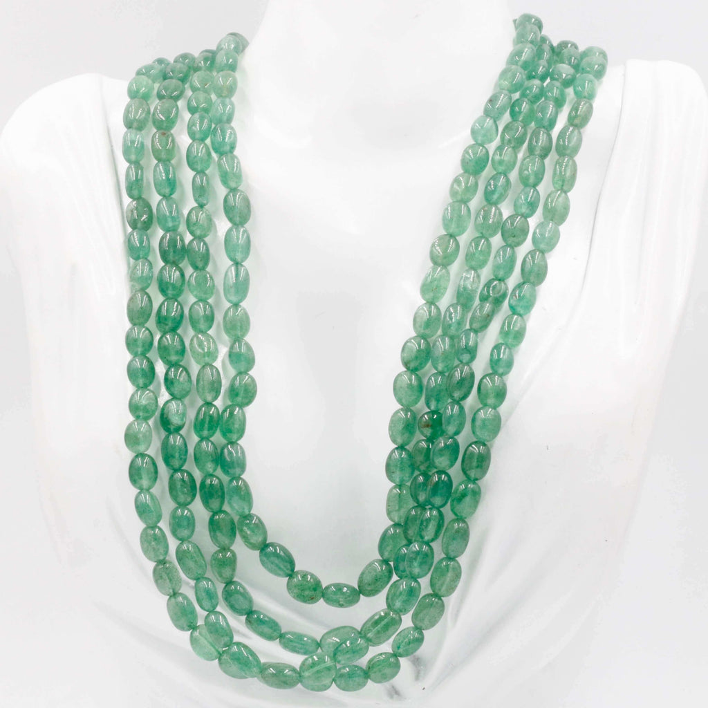 Natural Emerald Jewelry: Indian Style Necklace