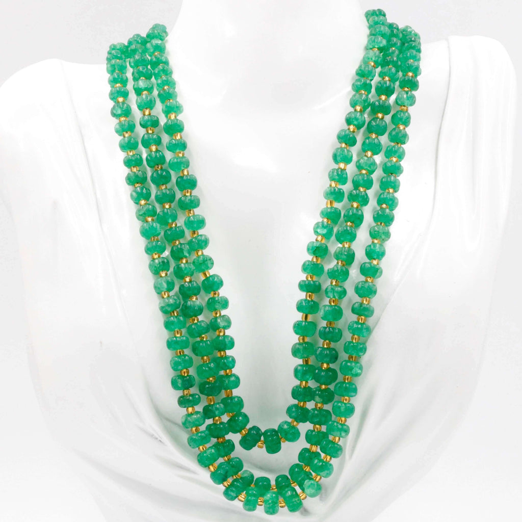 Quartz Gemstone Beads: Alluring Green Hues