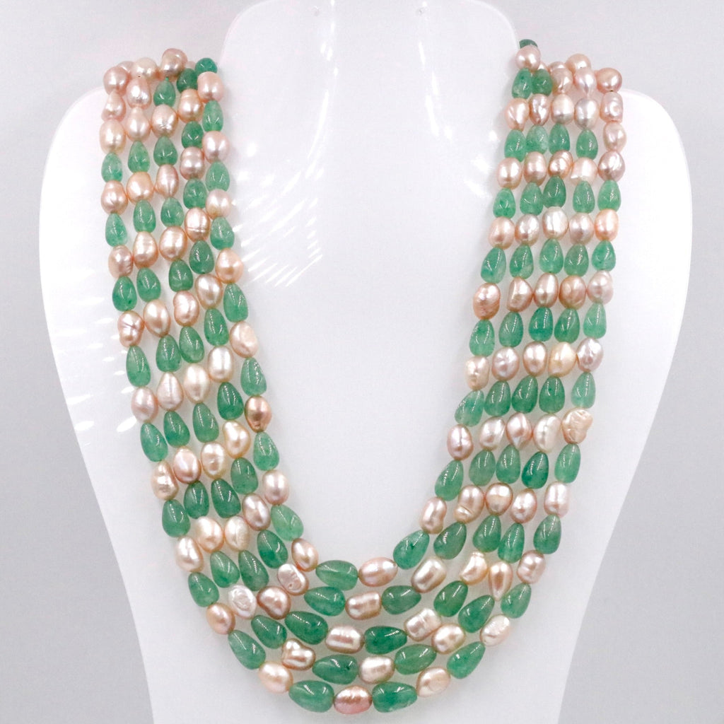 Baroque Pearl Emerald Quartz