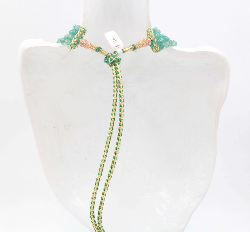 Natural Emerald Jewelry: Necklace for Indian Wedding