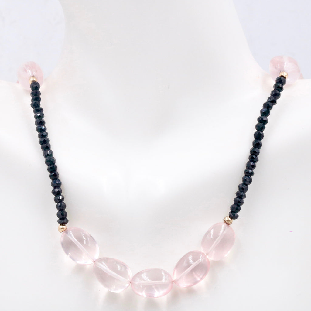 Natural Rose Quartz Necklace