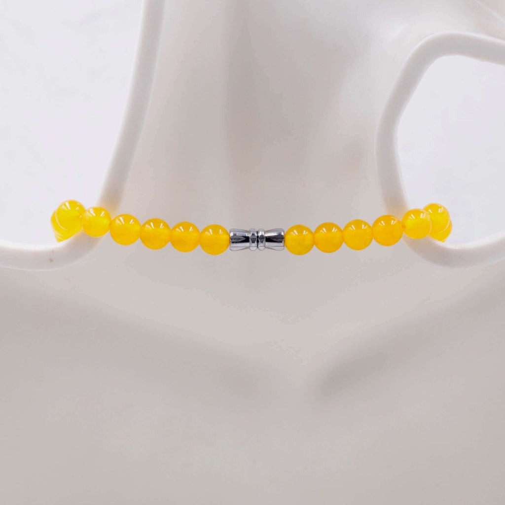 Polished Beads Yellow Quartzite Necklace: Genuine Appeal