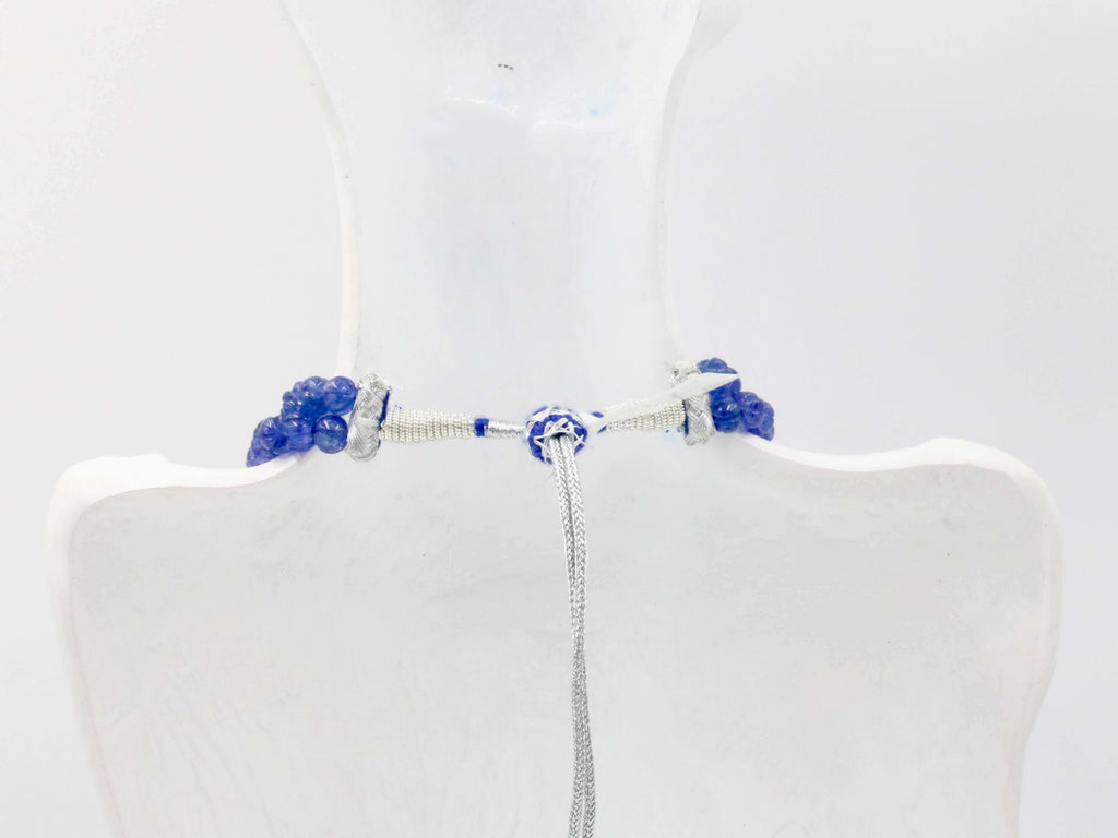 Natural Tanzanite Beaded Strand: Indian Necklace Charm