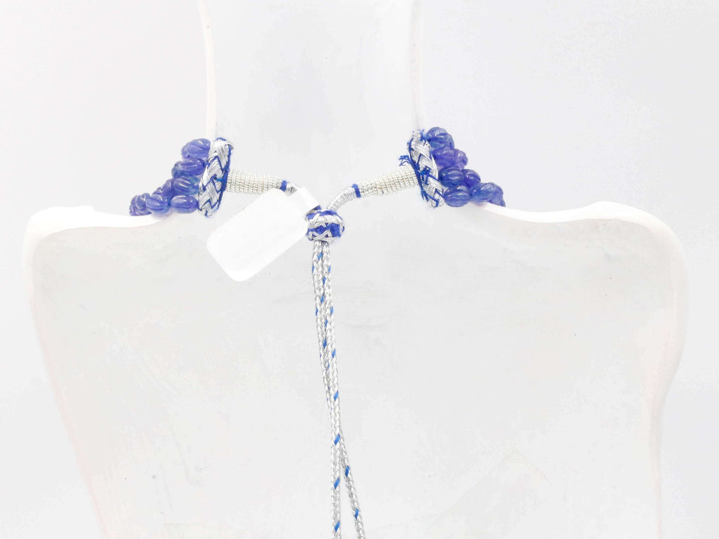 Natural Tanzanite Quartz Necklace: Sarafa Design