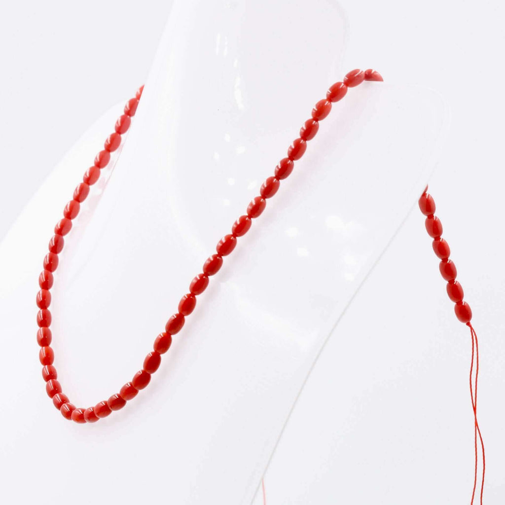 Natural Red Coral for DIY Jewelry Necklace Design