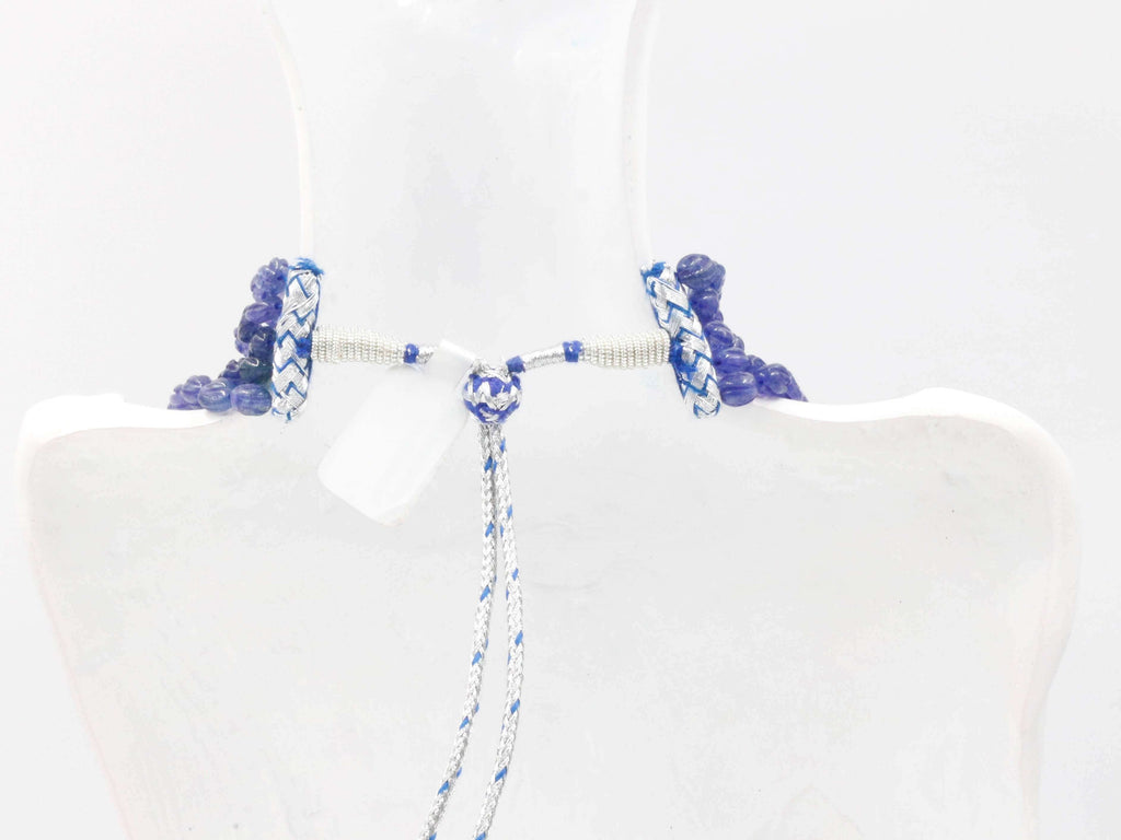 Layered Tanzanite Quartz Gemstone Jewelry