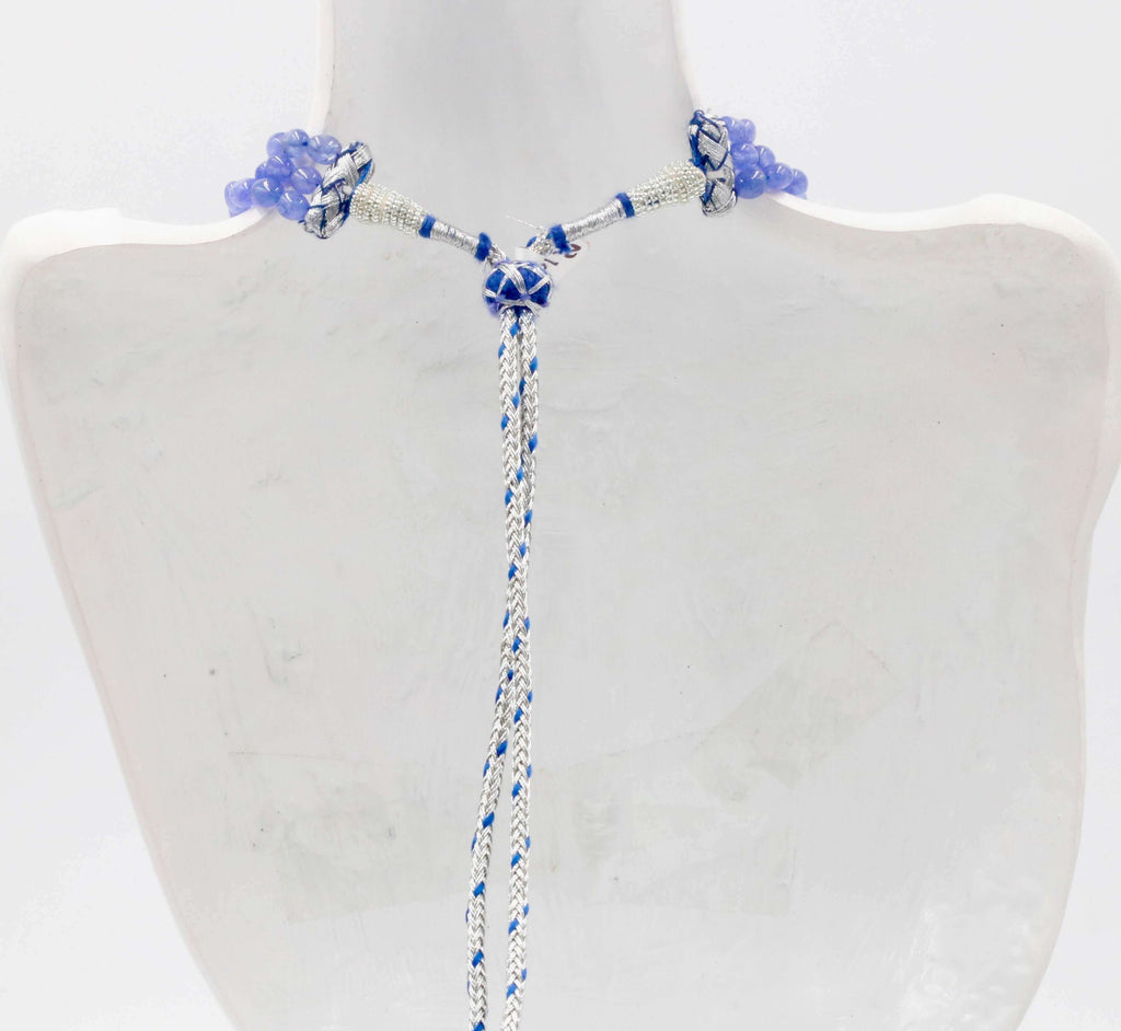 Natural Russian Tanzanite Quartz Necklace