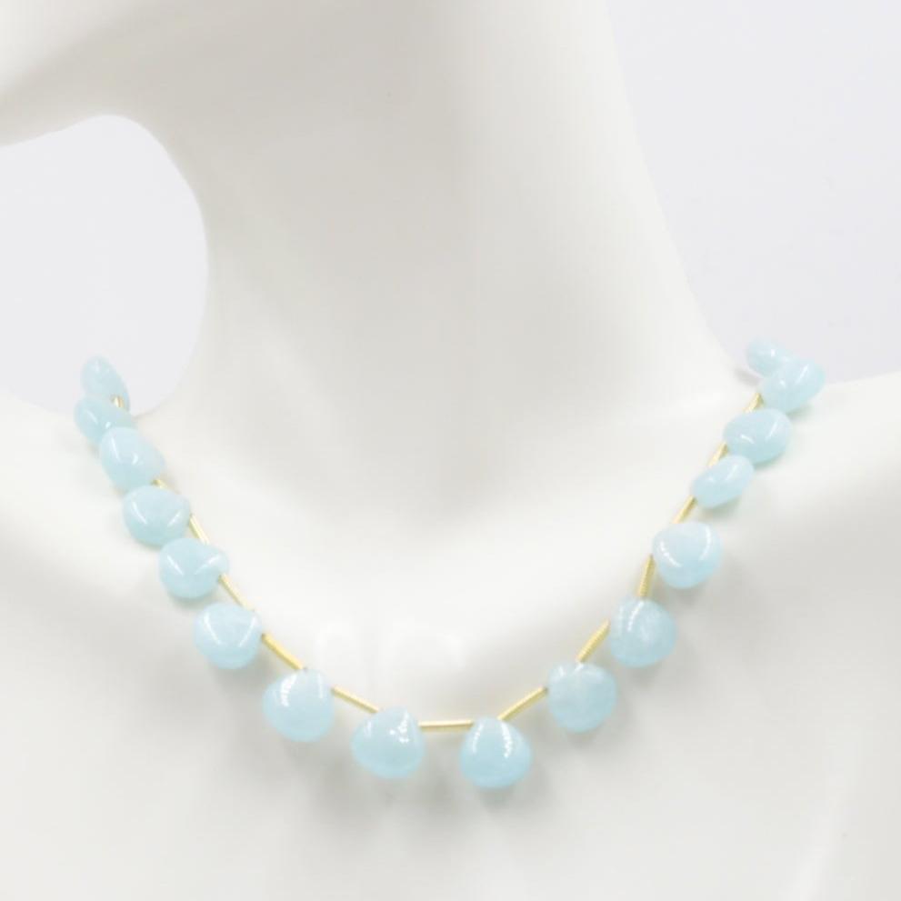 Natural Quartz Jewelry blue