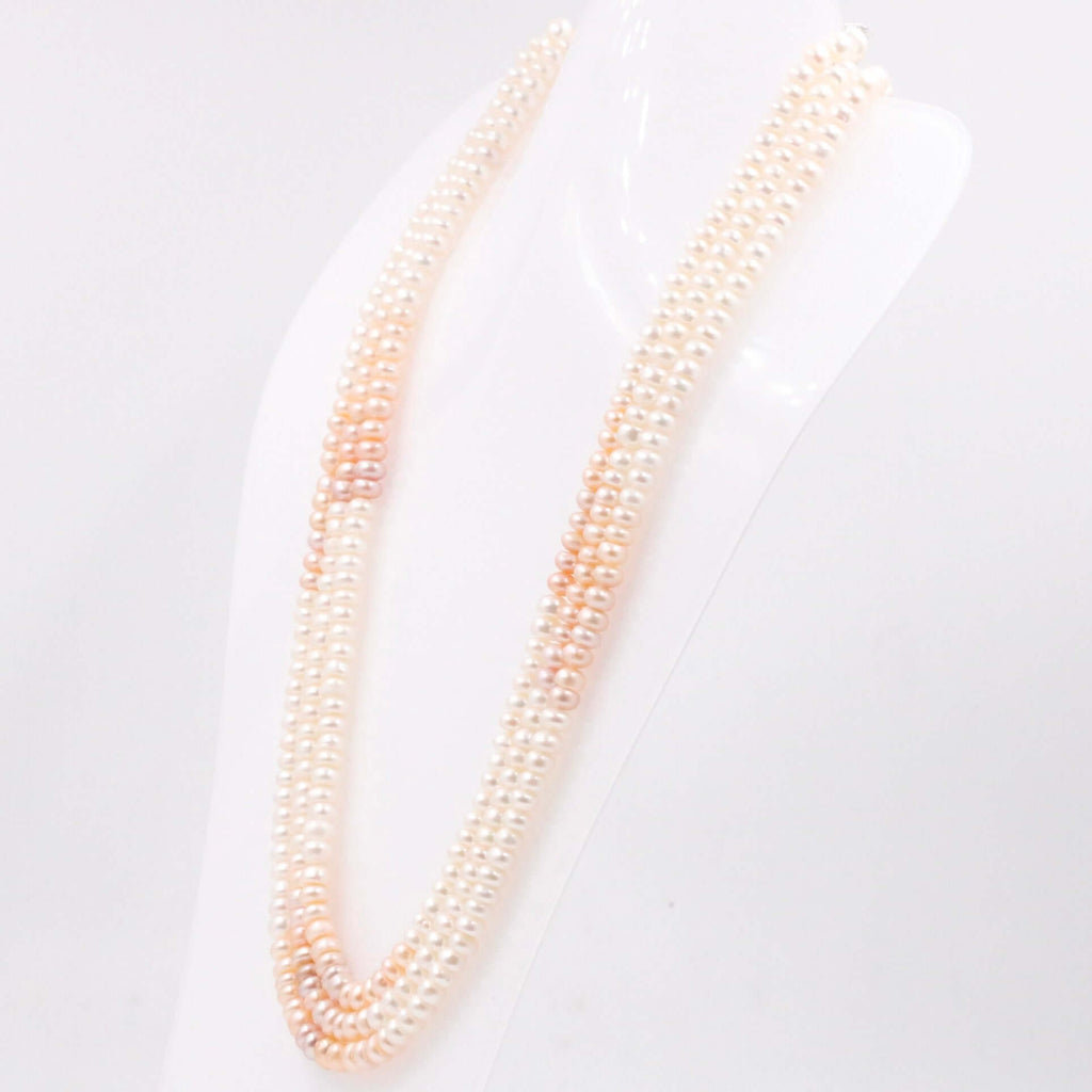 Layered Freshwater Pearl Necklace - Indian Style