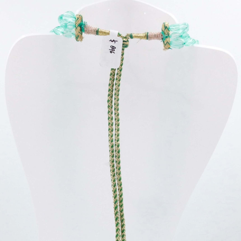 Green Quartz Long Necklace - Sarafa Style