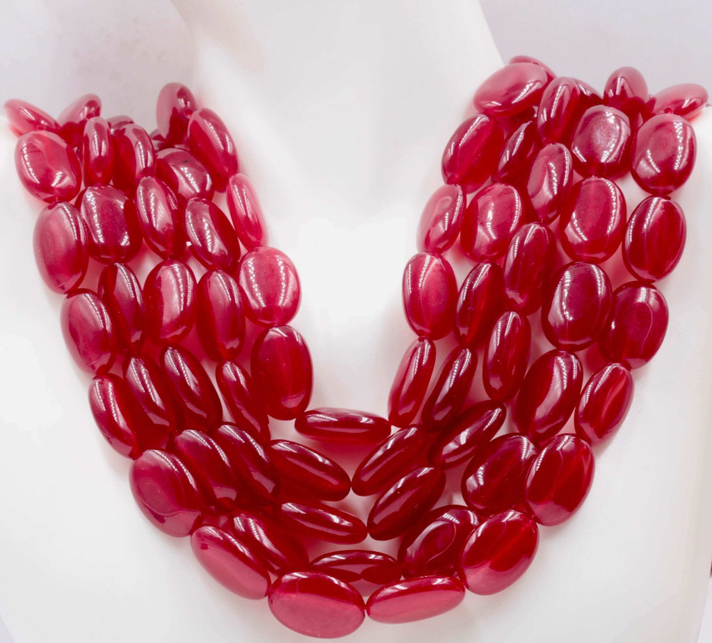 Ruby Jewelry Necklace with Natural Gemstones: Stylish Design