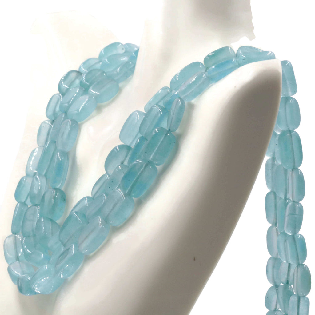 Long & Layered Necklace - Natural Blue Quartz Indian Jewelry