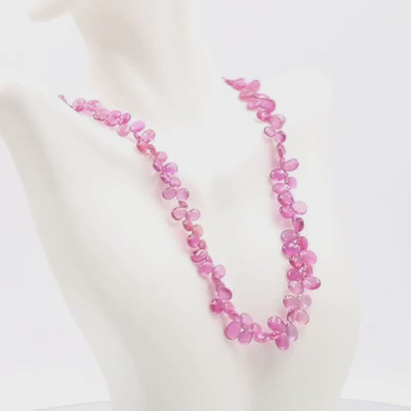  Pink Sapphire Necklace 