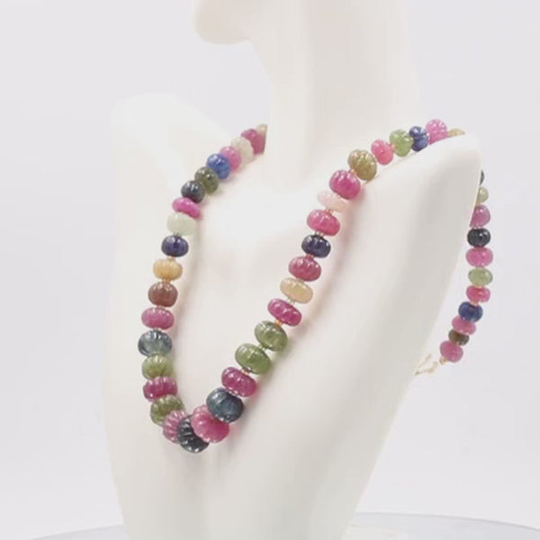 MultiColor Sapphire Necklace