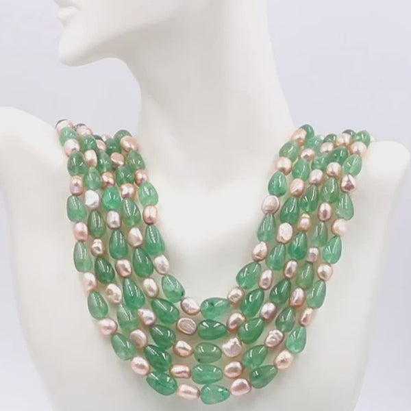 Baroque Pearl Layered Necklace