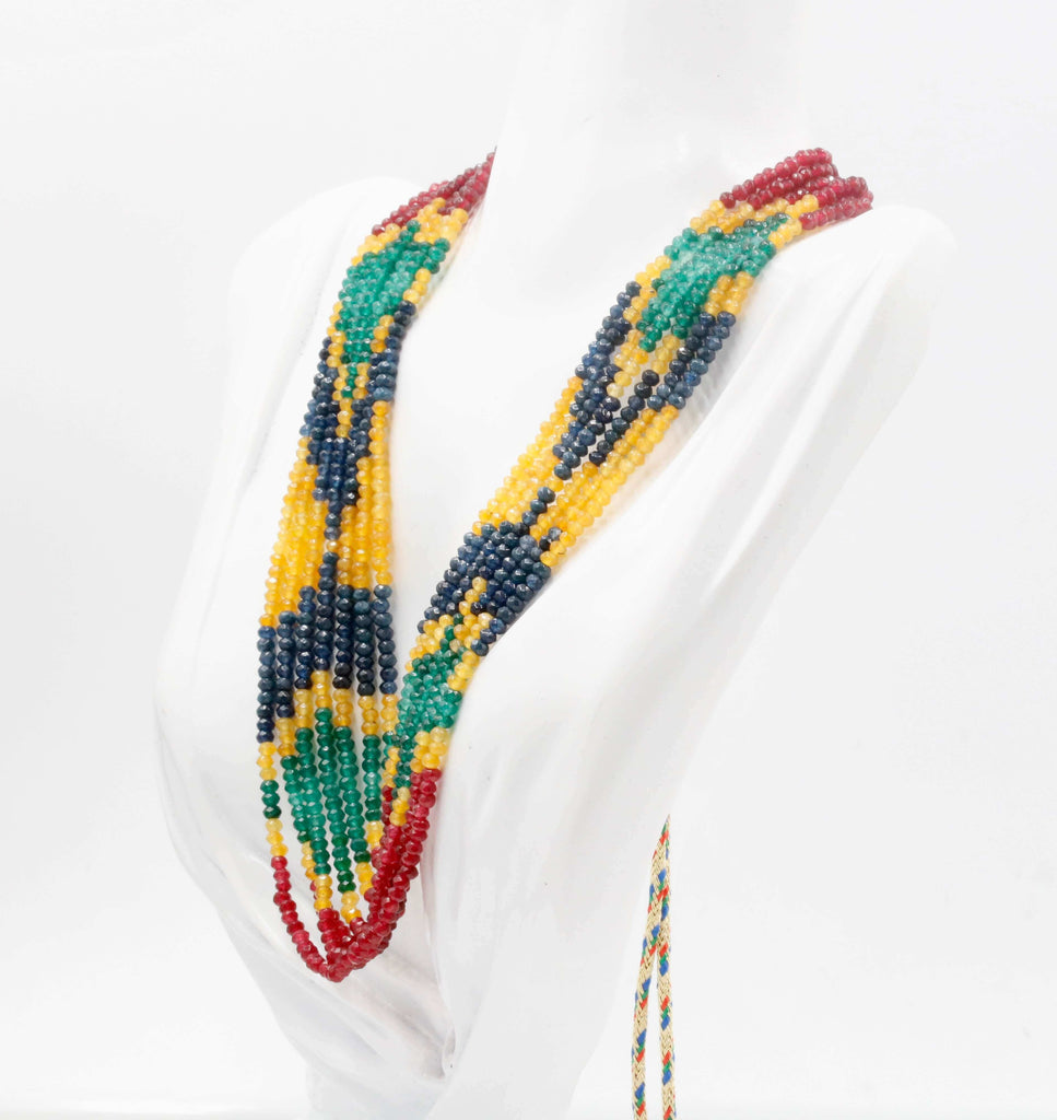High Quality Colorful Quartz Necklace -Indian Jewelry