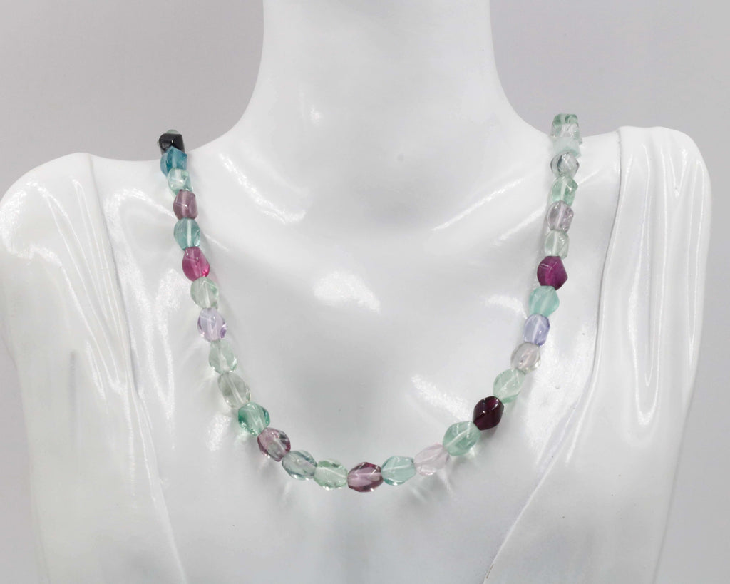 Natural Multi Color Fluorite Necklace for every Event