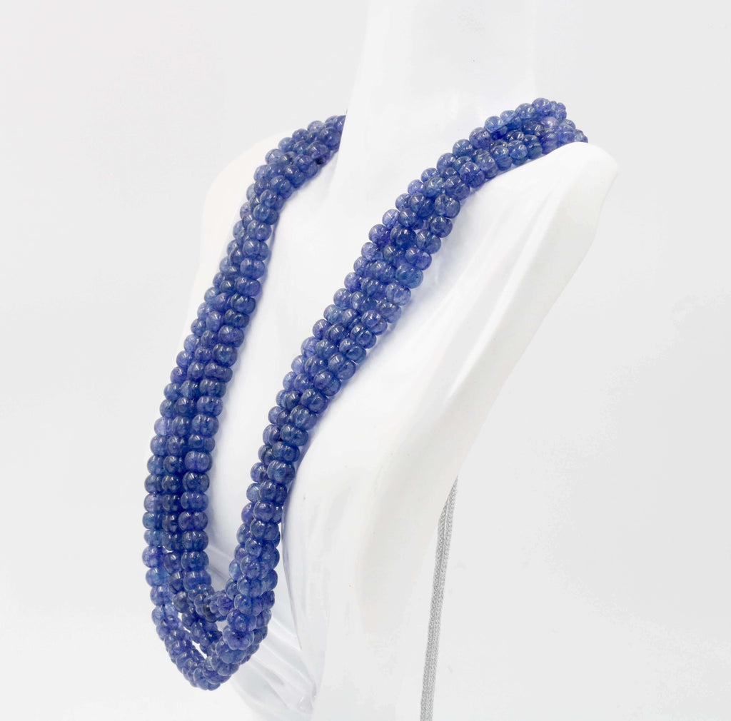 Tanzanite Beads Necklace: Genuine Gemstone Appeal