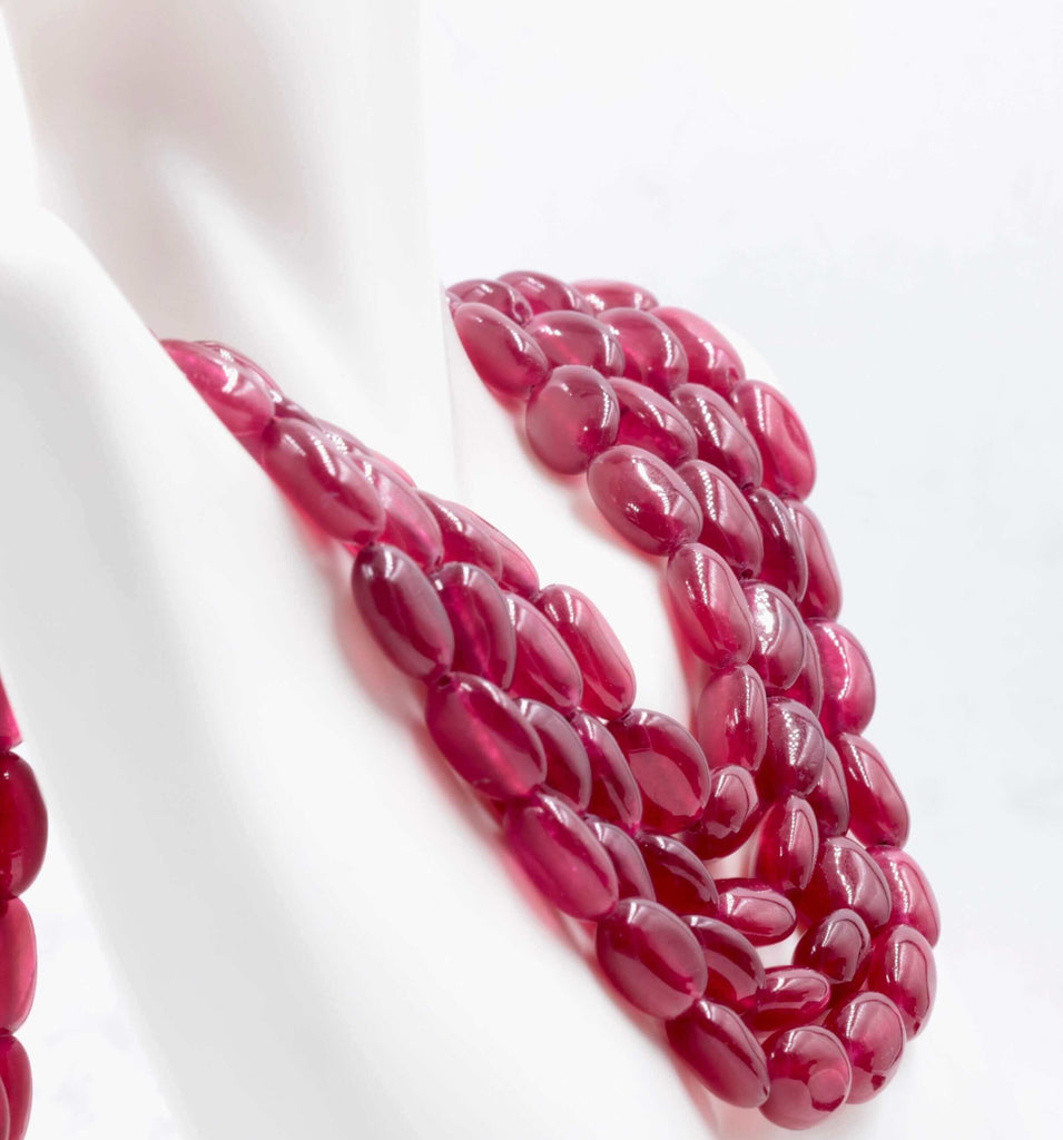 Ruby Birthstone Necklace: Delicate Gemstone Detail