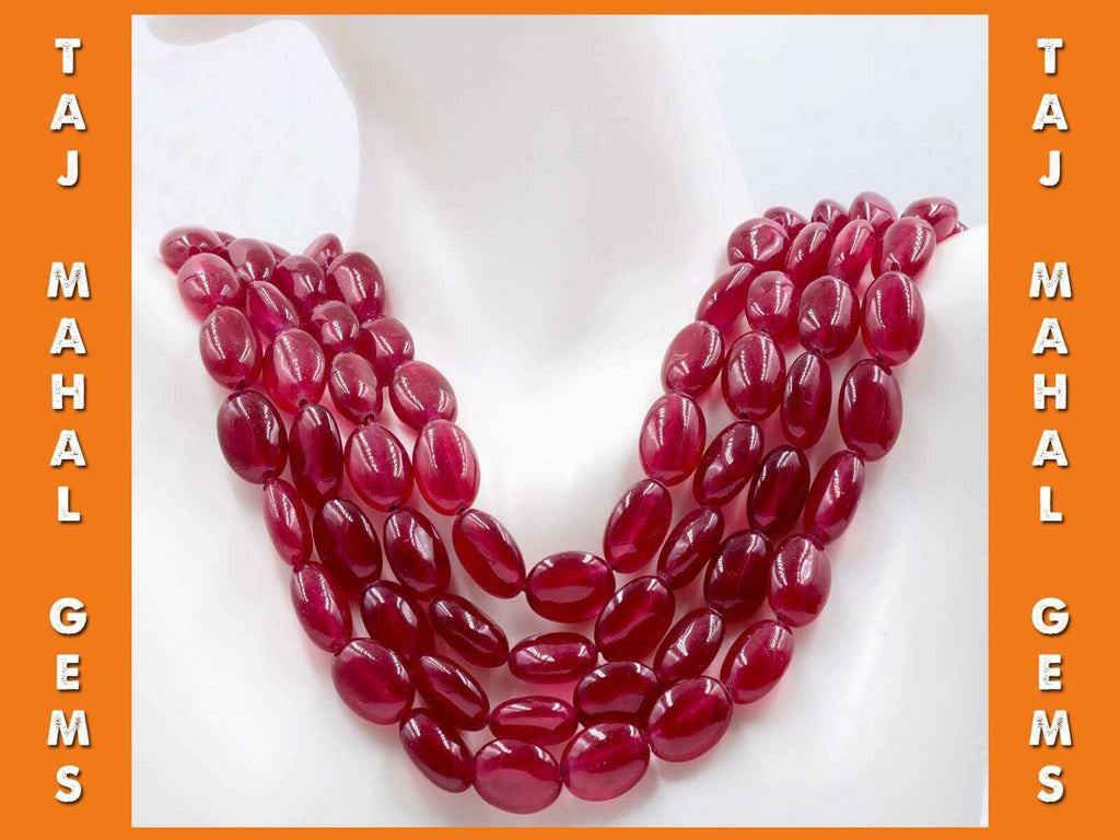Natural Ruby Necklace: Elegant Birthstone Jewelry